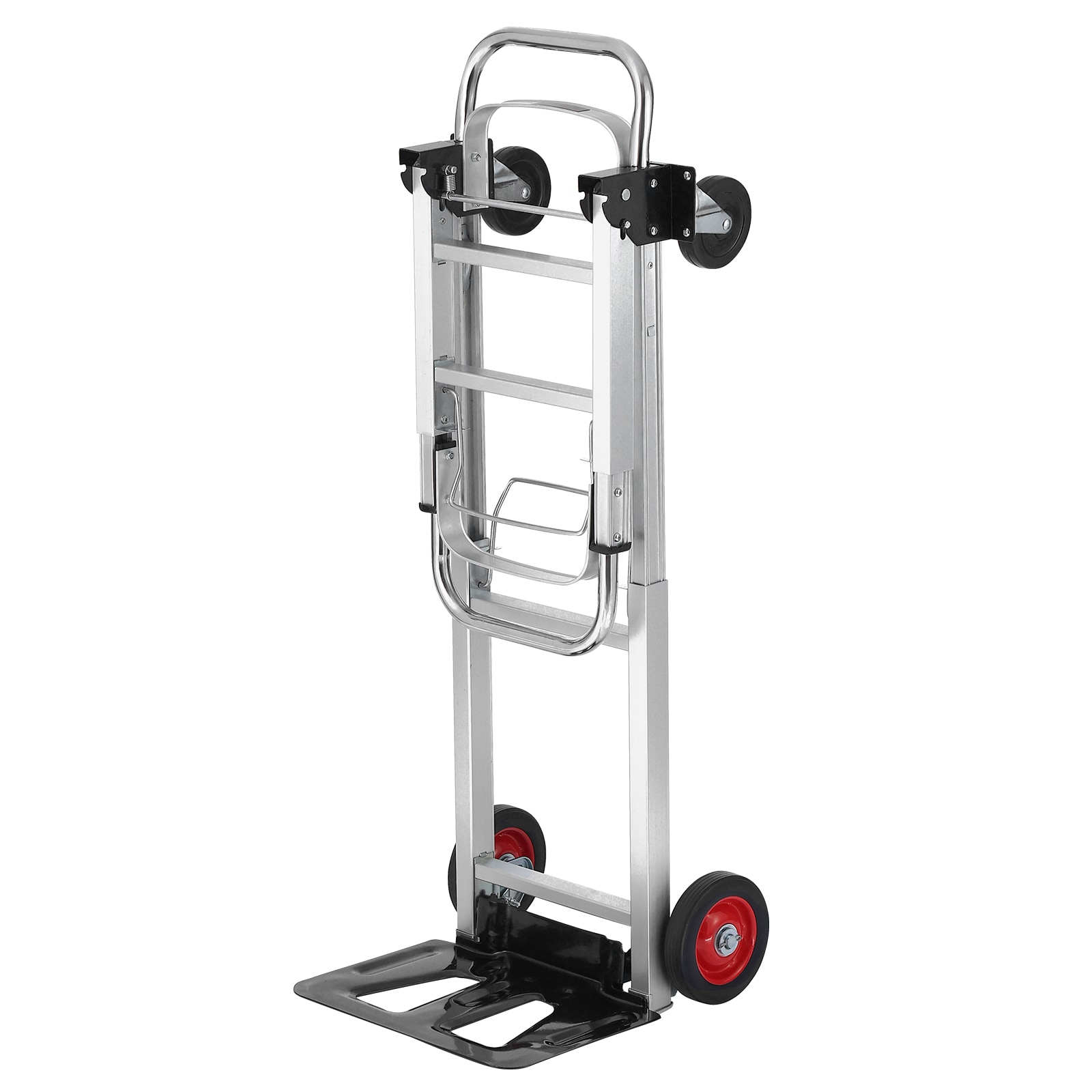 Aluminium Folding Hand Truck 2 In 1 Heavy Duty Collapsible Dolly_voghion.com
